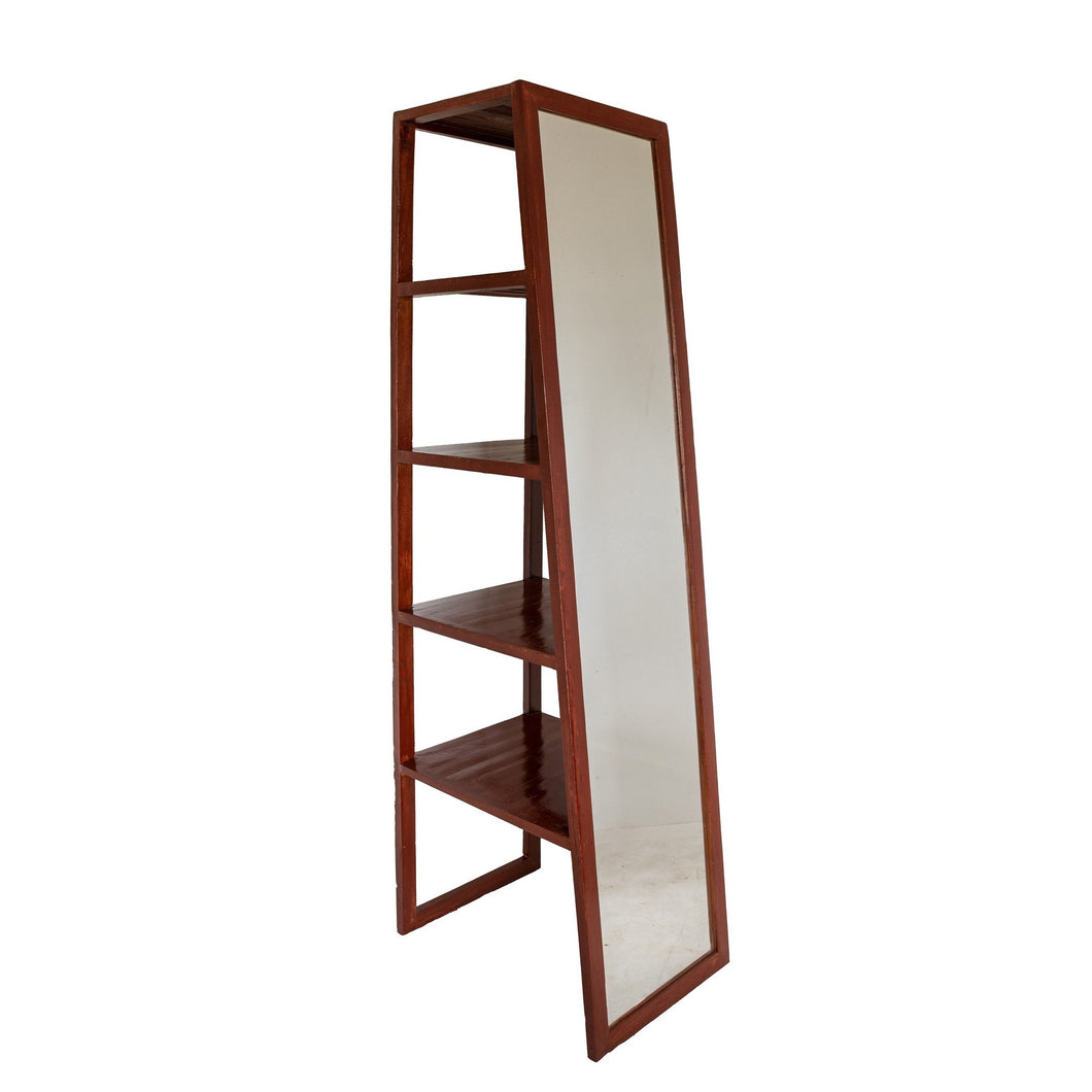 Storage Rack with Mirror